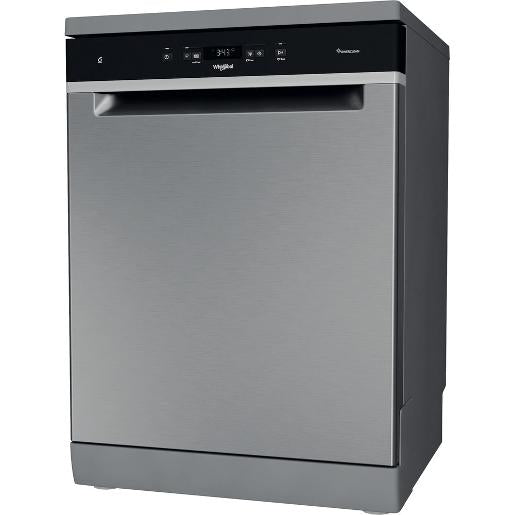Whirlpool Dishwasher Freestanding A+++, 8Programmes, 9.5Lit, Inox, Power Clean