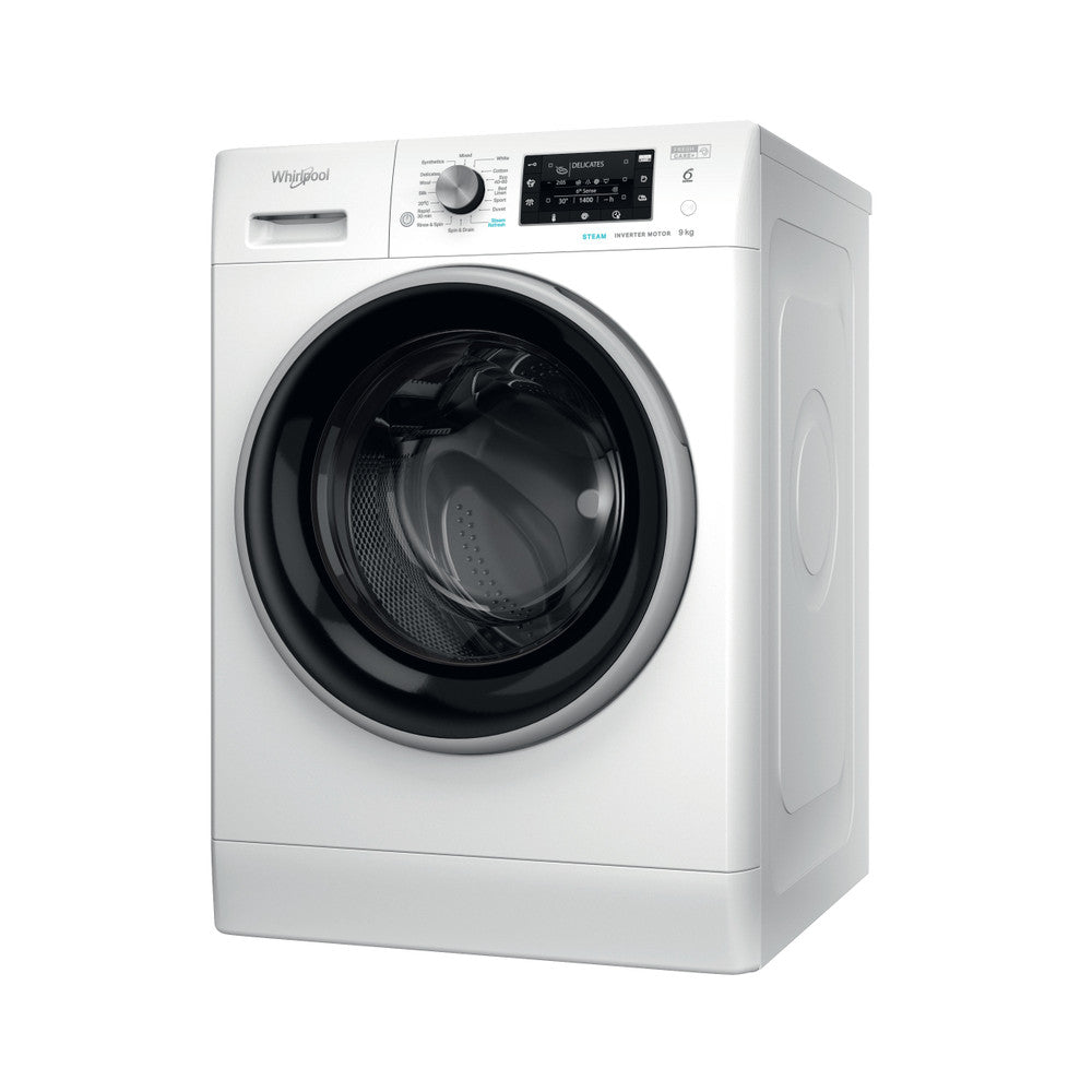 Whirlpool Washing Machine A+++, 9KG, 1400RPM, Fresh Care+, White