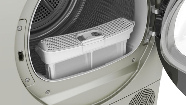 Bosch Heat Pump Condenser Dryer A+++, Series 8, 9KG, Silver