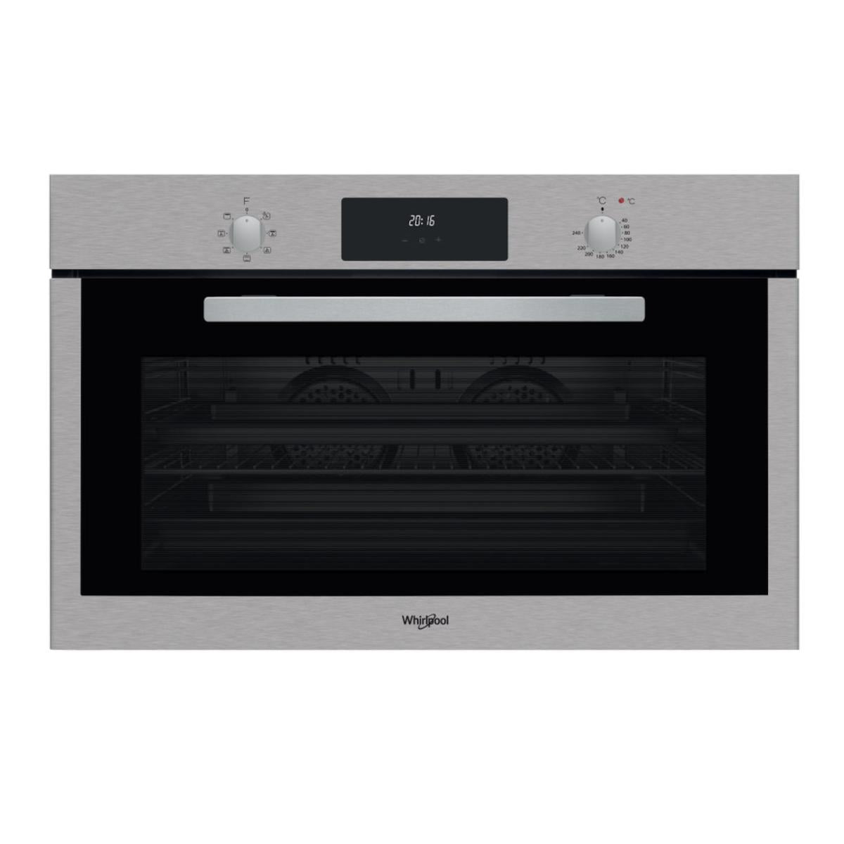 MXA K7F IX/WHIRLPOOL Built in Elec Oven 90CM 101Lit Inox & Fan+Led Screen WHIRLPOOL / BUILT-IN OVEN