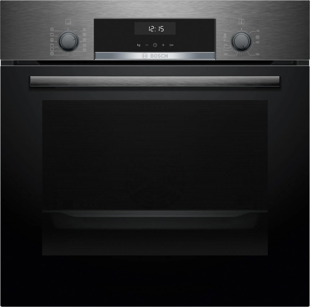 Bosch Built in Electric Oven A, 60Cm, 66Lit, Hydrolytic Clean, Black S.Steel Bosch Built in Electric Oven A, 60Cm, 66Lit, Hydrolytic Clean, Black S.Steel