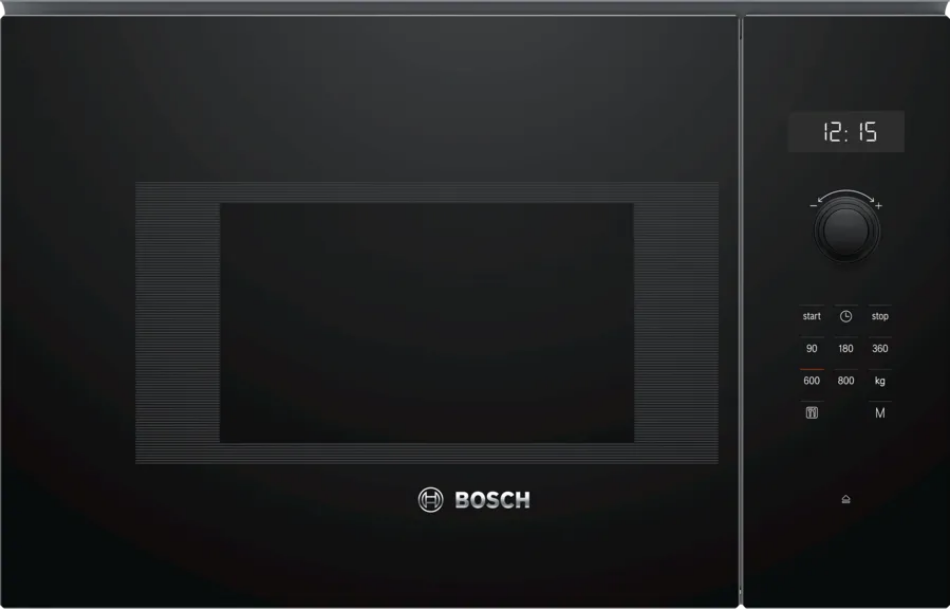 Bosch Built in Microwave, 60Cm, Series6, 800Watts, 20Lit, Black