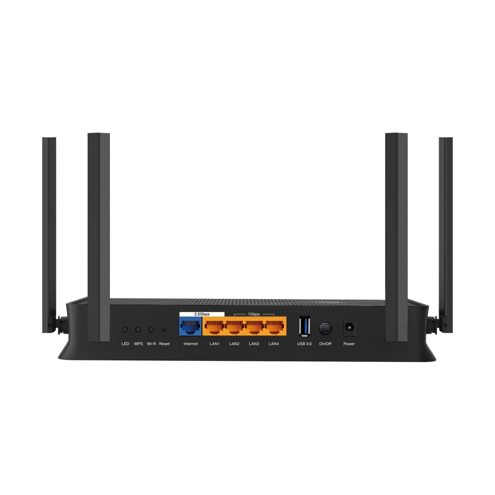 TP-Link Dual Band Wi-Fi 7 Router, 3.6 Gbps, Black