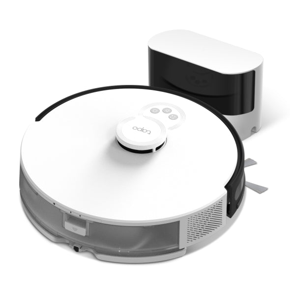 Tapo RV30, LiDAR Navigation Robot Vacuum & Mop, 45Watts ,0.4Lit, White Tapo RV30, LiDAR Navigation Robot Vacuum & Mop, 45Watts ,0.4Lit, White