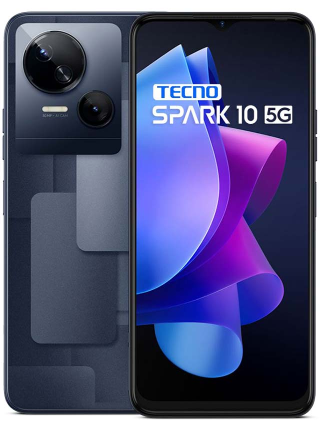 Tecno Spark 10 5G 128Gb 8Gb Meta Black Warranty 1 6.6 Inch 5000Mah