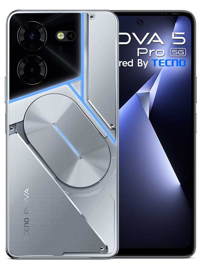 Tecno Pova 5 Pro 128Gb 8Gb6.78 Fullhd Plus 120Hz5000MahSilver Fantasy+ Free Buds G01 Or