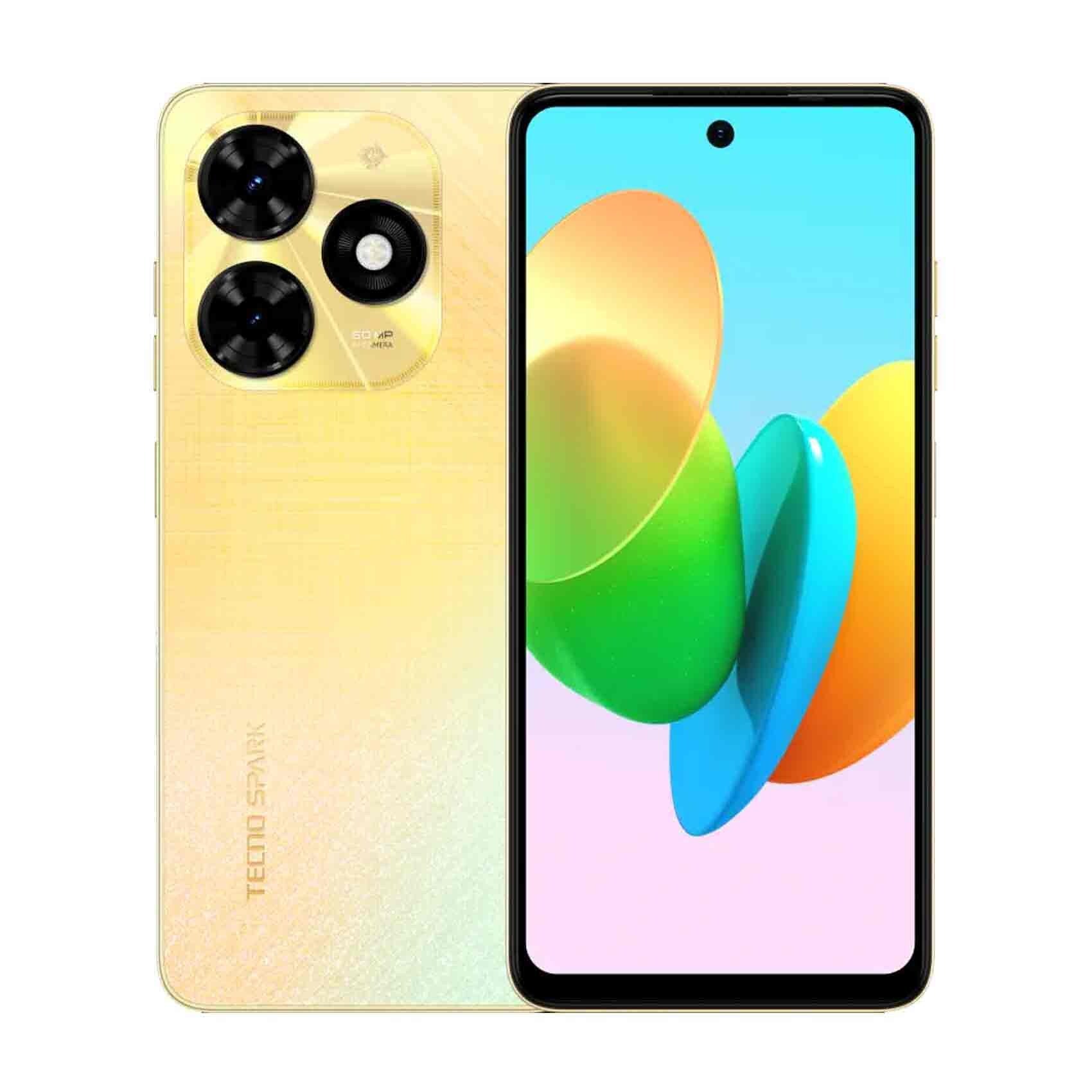 Tecno Spark 20C 128Gb 8Gb 6.6 Inch5000Mah Alpenglow Gold