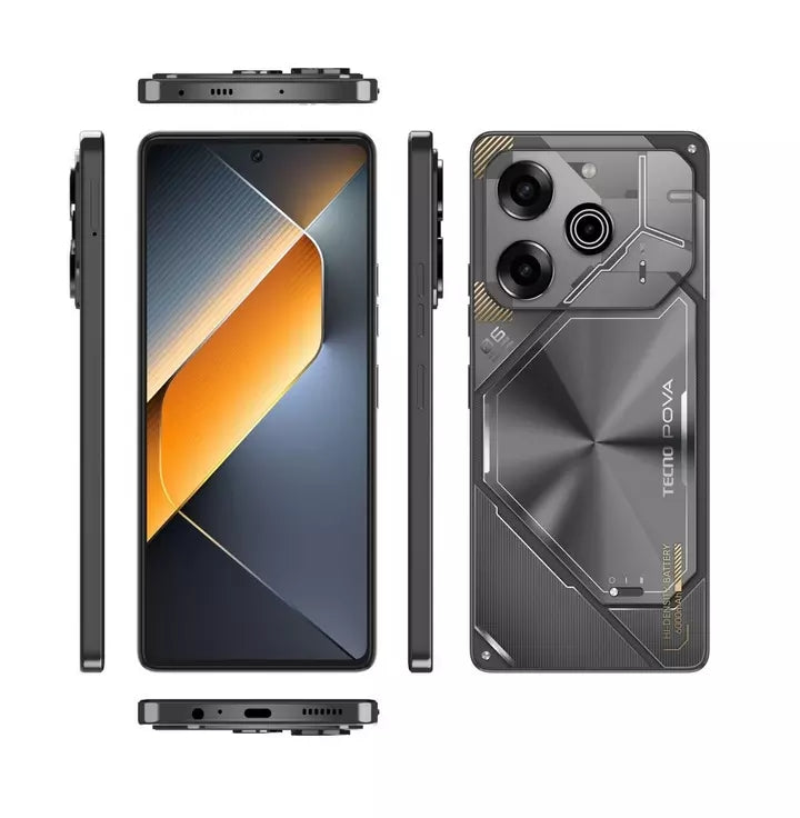 LI9-Grey / TECNO POVA 6 PRO 5G 12GB 256GB 6.78 AMOLED,6000mAh Meteorite Grey 256GB / 6.78" / Meteorite Grey