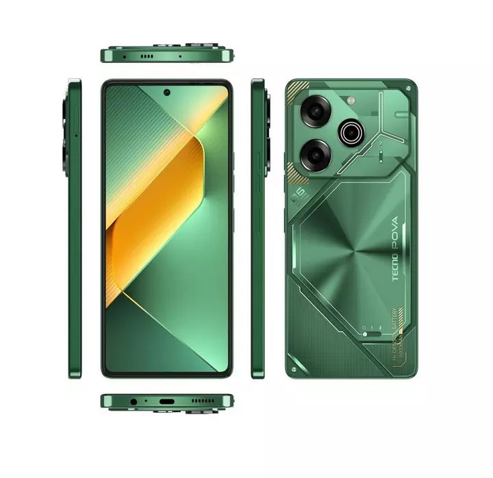 Tecno Pova 6 Pro 5G 12Gb 256Gb 6.78 Amoled6000Mah Comet Green