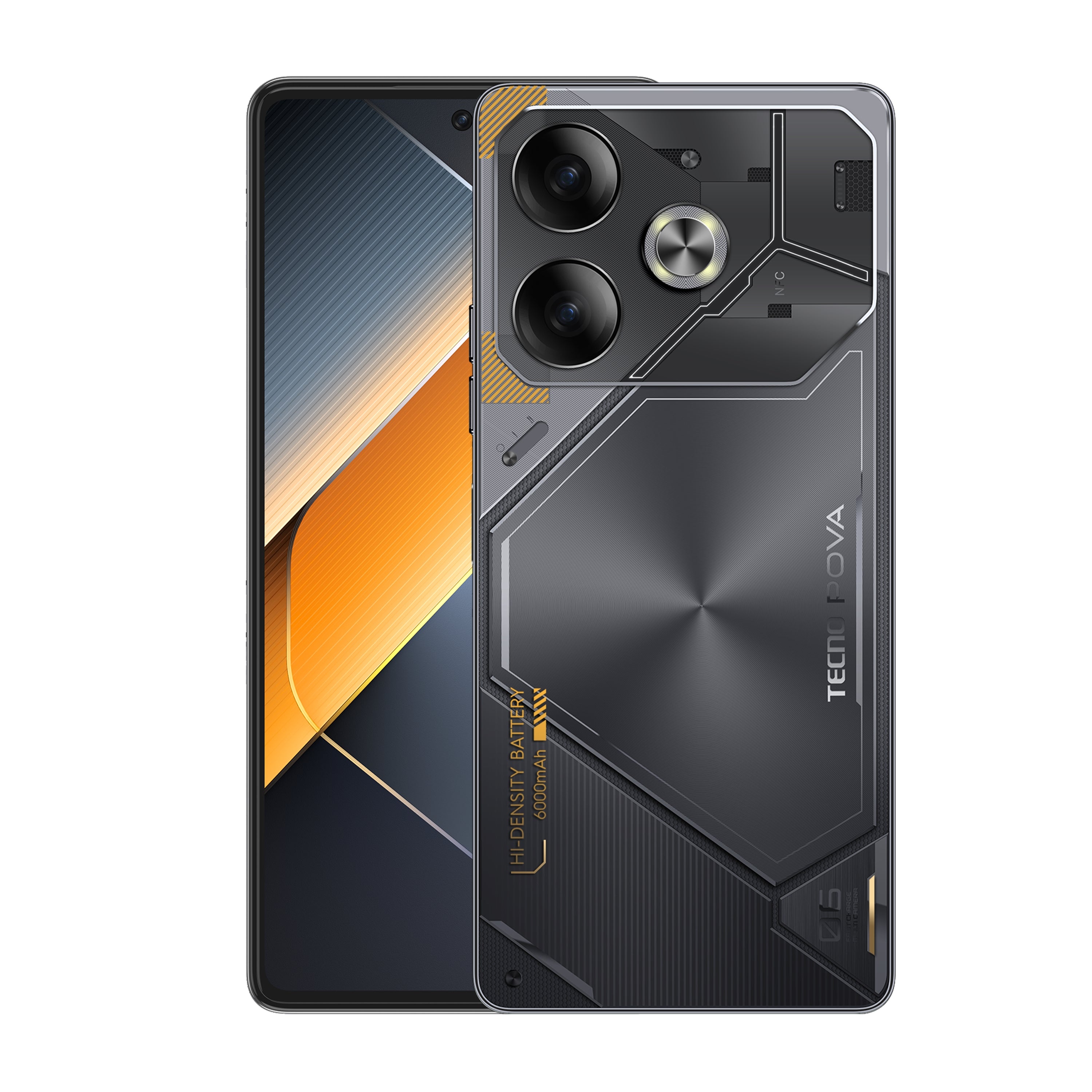 Tecno Pova 6 256Gb 8+8 Gb 6.78 Amoled 6000Mah Meteorite Grey