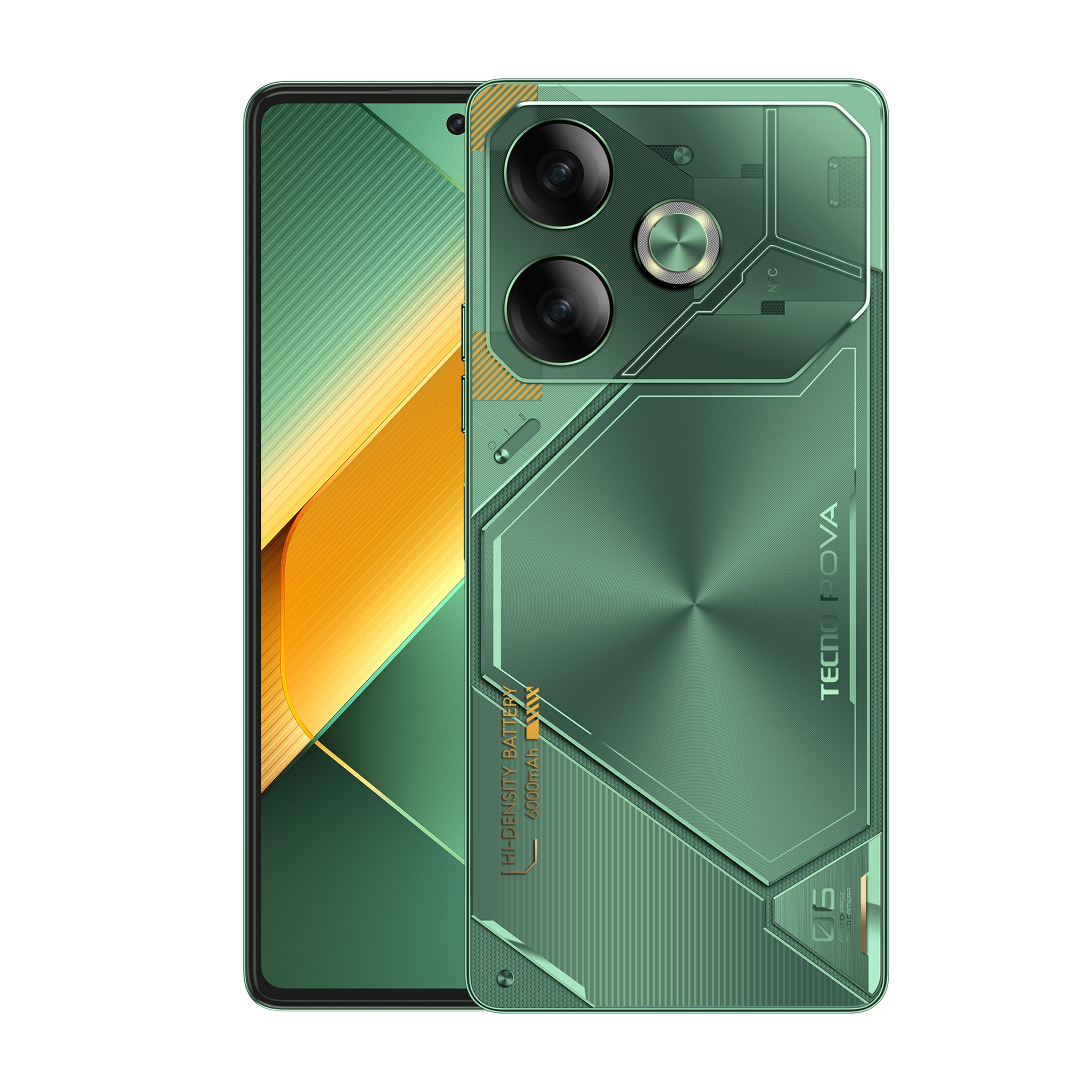 Tecno Pova 6 256Gb 8+8 Gb 6.78 Amoled 6000Mah Comet Green