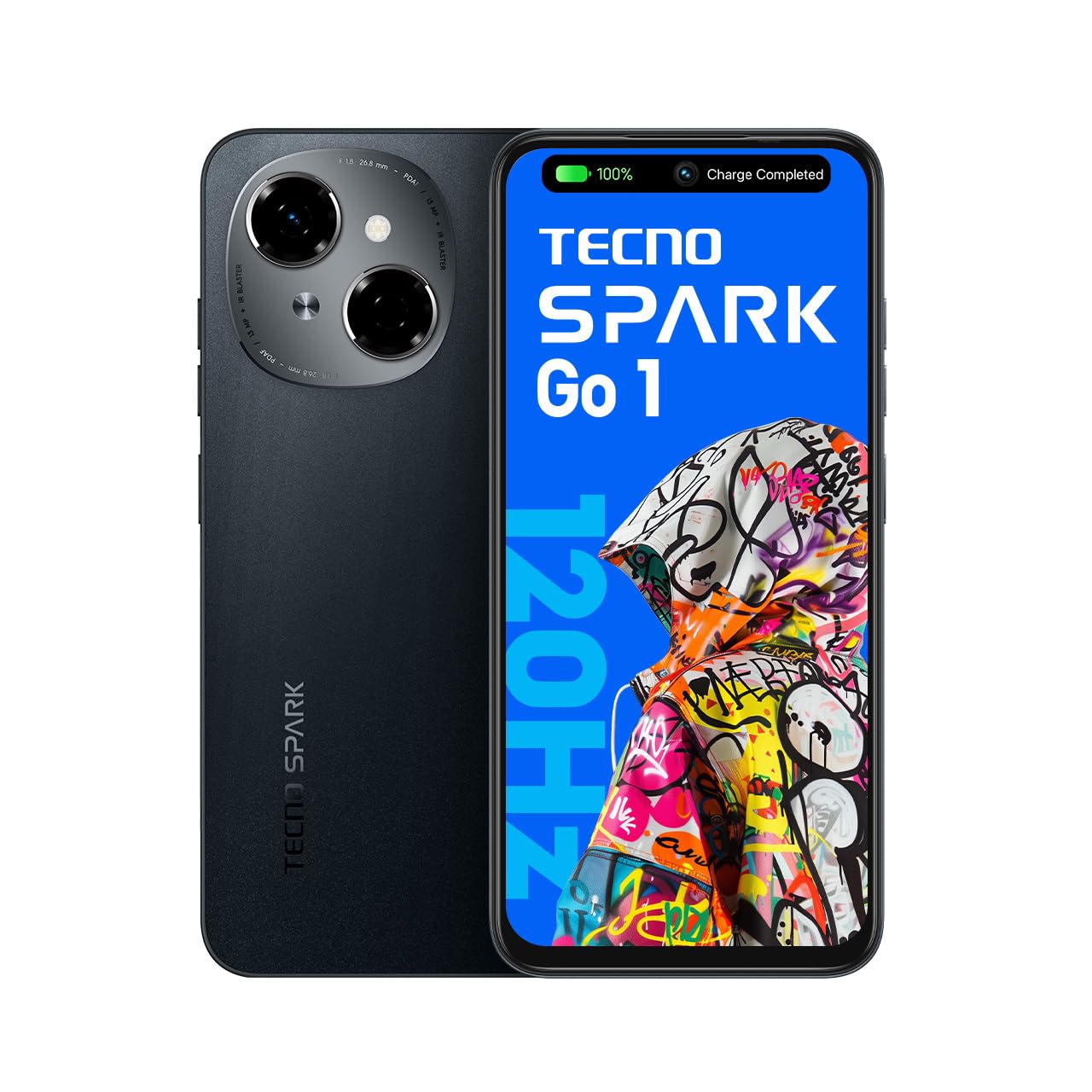 Tecno Spark GO 01 64GB, Startrail Black