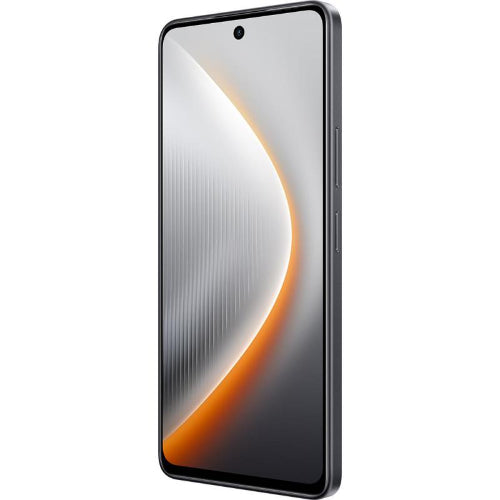 Smartphone with a gradient design on a white background