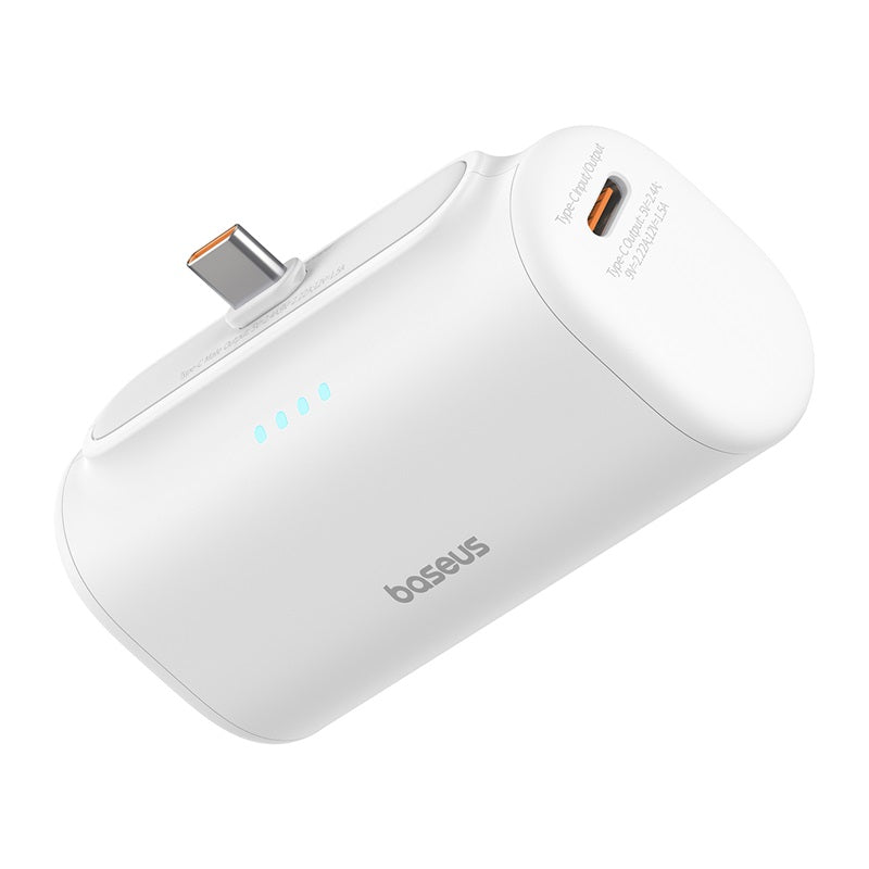 Baseus Compact Fast Charging Power Bank Type-C Edition, White Baseus Compact Fast Charging Power Bank Type-C Edition, White