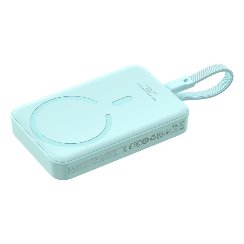 Baseus Magnetic Mini, Wireless Fast Charge Power Bank Type-C Edition, 10000Mah, Blue Baseus Magnetic Mini, Wireless Fast Charge Power Bank Type-C Edition, 10000Mah, Blue
