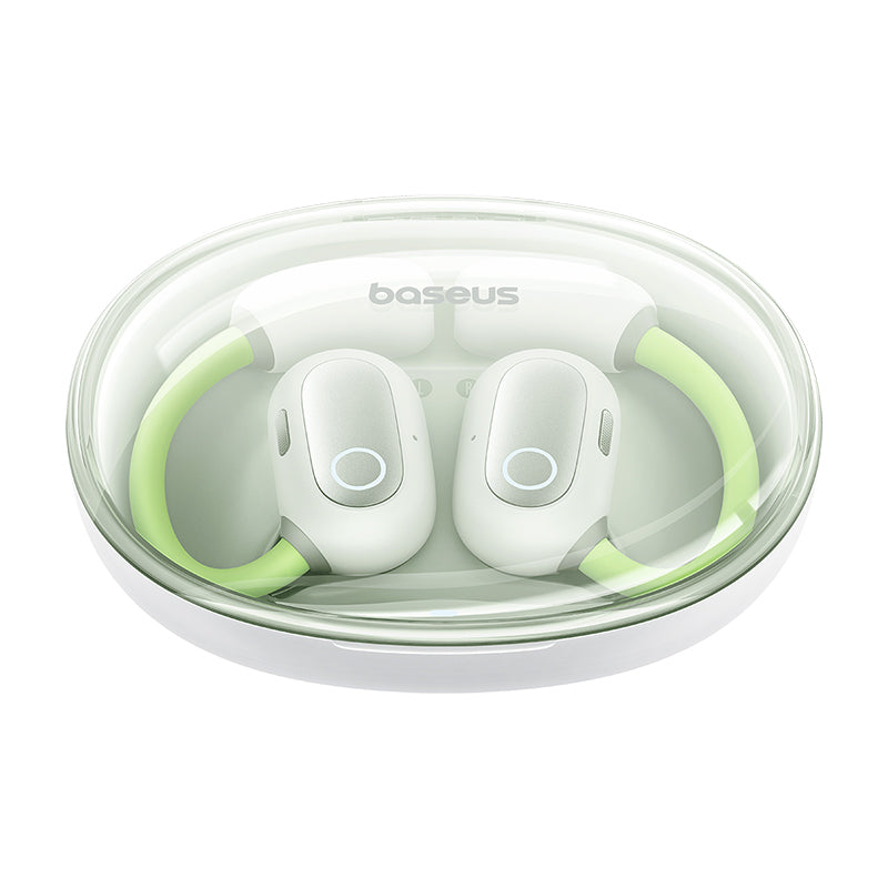 Baseus Eli Sport 1 Open-Ear TWS Earbuds Aurora Green, Open-Ear Design Baseus Eli Sport 1 Open-Ear TWS Earbuds Aurora Green, Open-Ear Design