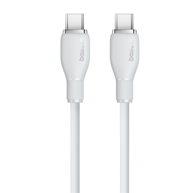 Baseus Pudding Series Fast Charging Cable Type-C to Type-C 100Watts, 2M, Stellar White