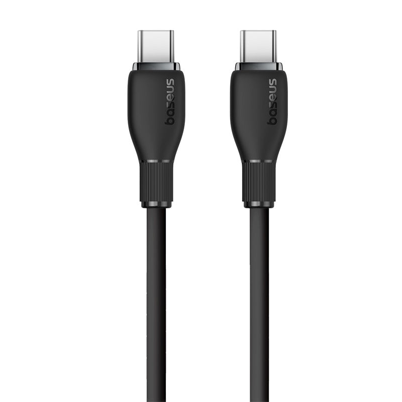 Baseus Pudding Series Fast Charging Cable Type-C to Type-C 100Watts, 2M, Cluster Black Baseus Pudding Series Fast Charging Cable Type-C to Type-C 100Watts, 2M, Cluster Black