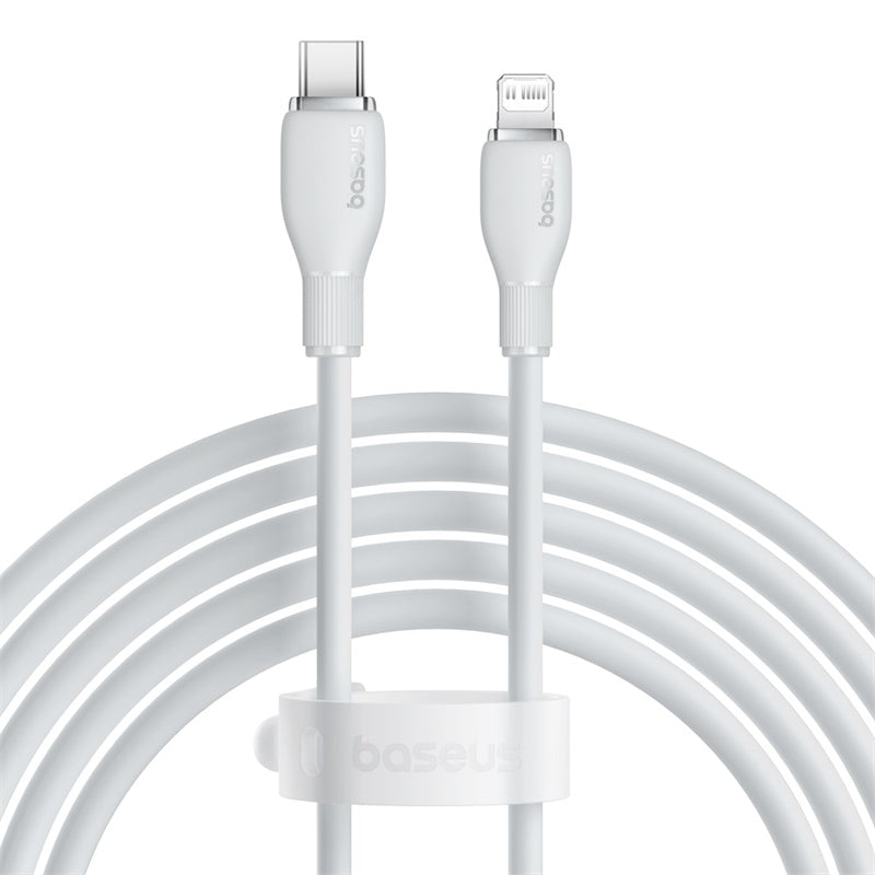 Baseus Pudding Series Fast Charging Cable Type-C to Ip, 20 Watts, 2M, Stellar White Baseus Pudding Series Fast Charging Cable Type-C to Ip, 20 Watts, 2M, Stellar White