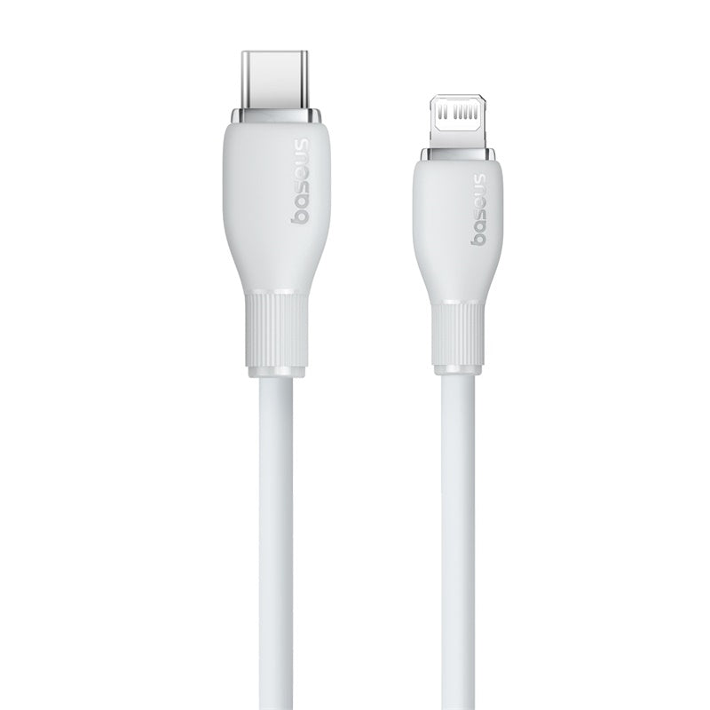 Baseus Pudding Series Fast Charging Cable Type-C to Ip, 20 Watts, 2M, Stellar White Baseus Pudding Series Fast Charging Cable Type-C to Ip, 20 Watts, 2M, Stellar White