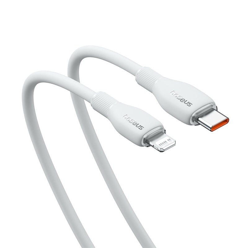 Baseus Pudding Series Fast Charging Cable Type-C to Ip, 20 Watts, 2M, Stellar White