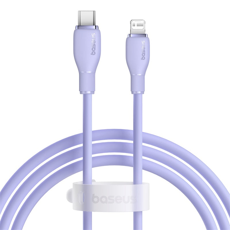 Baseus Pudding Series Fast Charging Cable Type-C to Ip 20 Watts,1.2M Nebula Purple