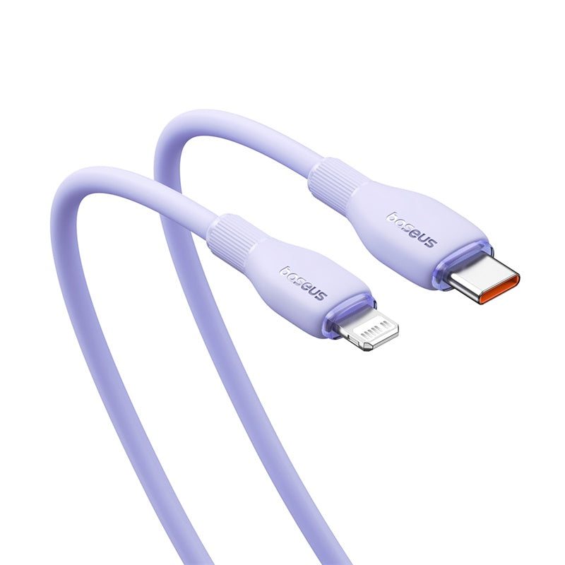 Baseus Pudding Series Fast Charging Cable Type-C to Ip 20 Watts,1.2M Nebula Purple