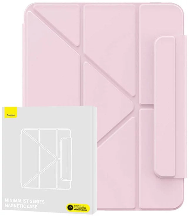 Baseus Minimalist Series Magnetic Case, iPad 10 10.9inch, Baby Pink