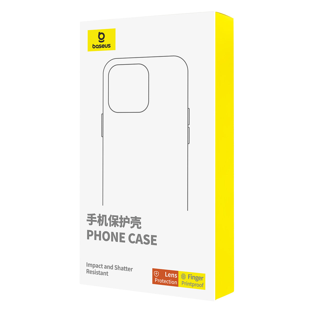 Baseus Simple Series Phone Case, Ip 16, Transparent