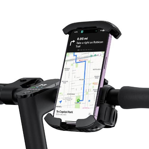 Baseus Quick Go Series Bike Phone Mount, Cluster Black