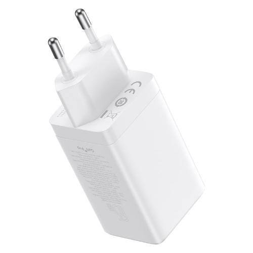 Baseus GaN5 Pro Fast Charger 2C, 65Watts, White Baseus GaN5 Pro Fast Charger 2C, 65Watts, White
