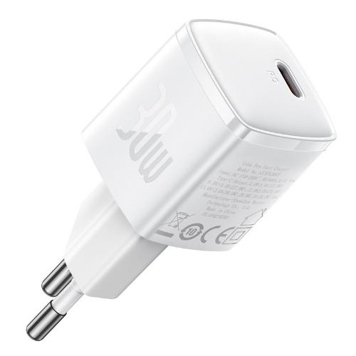 Baseus Cube Pro Fast Charger 1C, 30Watts, White Baseus Cube Pro Fast Charger 1C, 30Watts, White