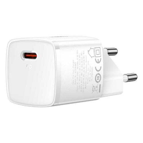 Baseus Cube Pro Fast Charger 1C, 30Watts, White Baseus Cube Pro Fast Charger 1C, 30Watts, White