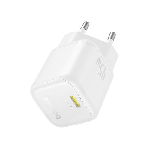 Baseus Pico Go Gan Fast Charger 1C, 45Watts, Moon White