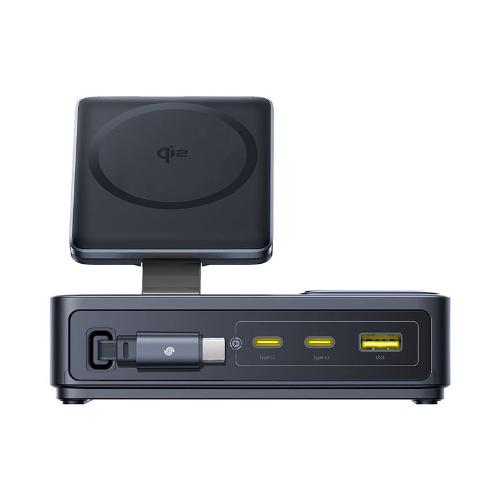 Baseus NOMOS 5-in-1 Desktop Charger 3C, 140Watts, Dark Grey Baseus NOMOS 5-in-1 Desktop Charger 3C, 140Watts, Dark Grey