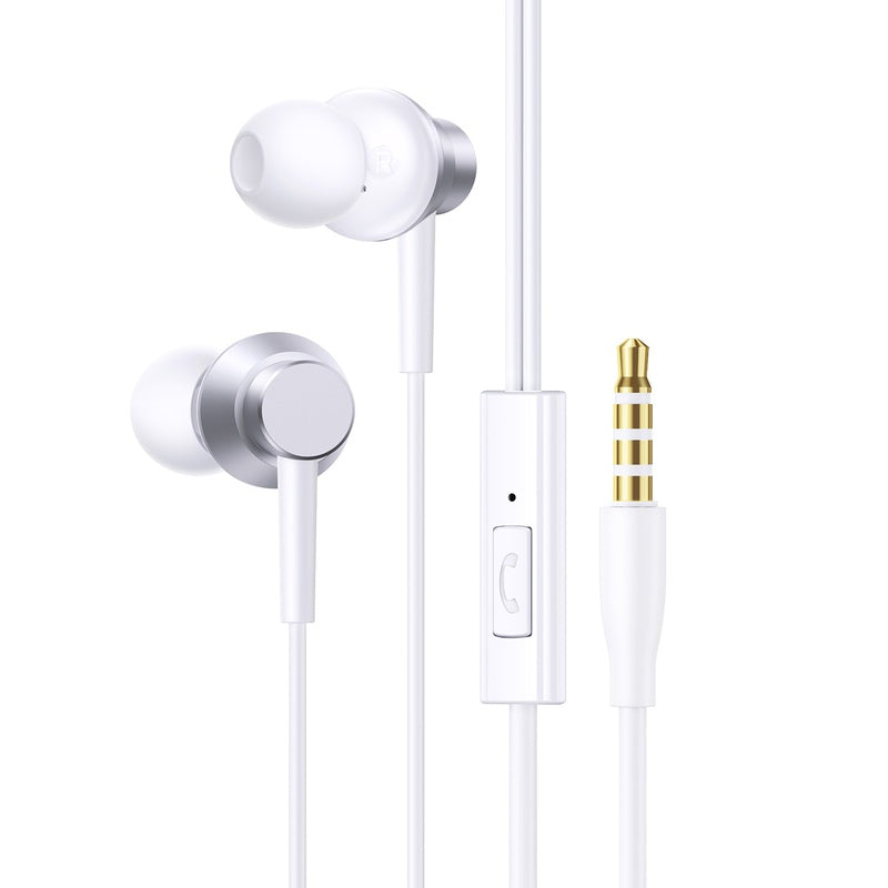 Baseus Enock Wired Earphones, Moon White