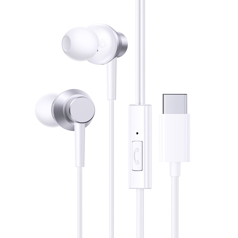 Baseus Enock Wired Earphones, White