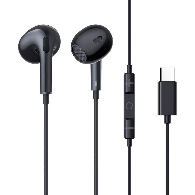 Baseus Enock Semi-In-Ear Wired Earphones, Black