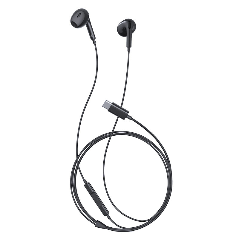 Baseus Enock Semi-In-Ear Wired Earphones, Black