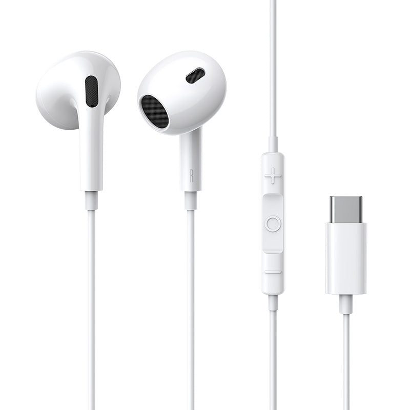 Baseus Enock Semi-In-Ear Wired Earphones, White