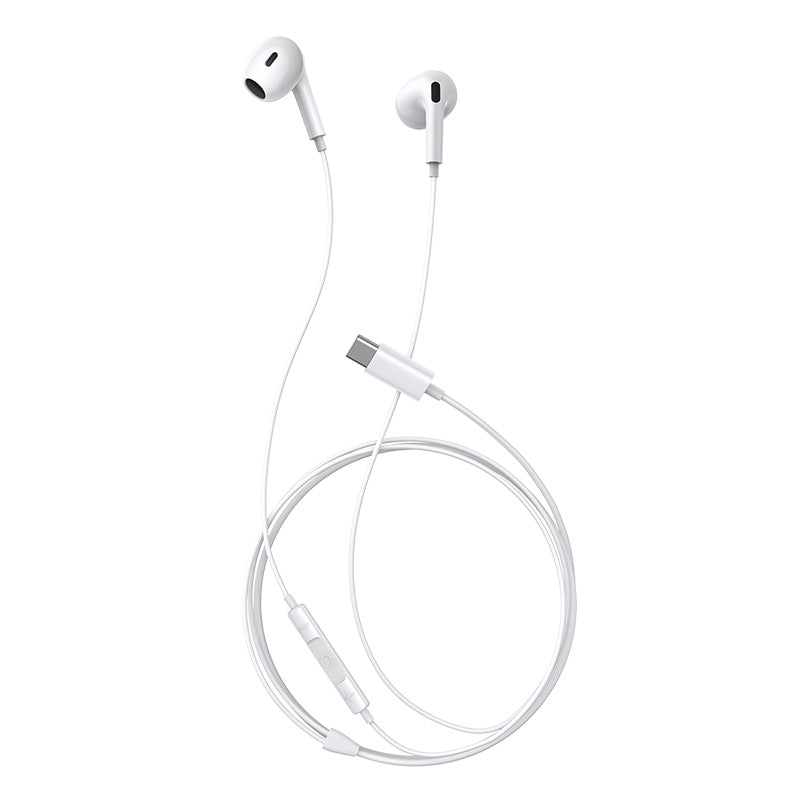 Baseus Enock Semi-In-Ear Wired Earphones, White