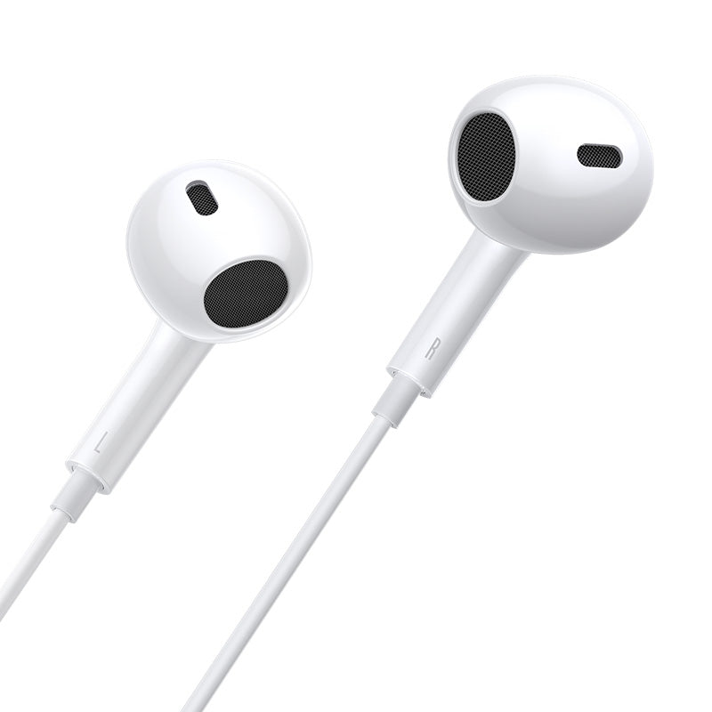 Baseus Enock Semi-In-Ear Wired Earphones, White