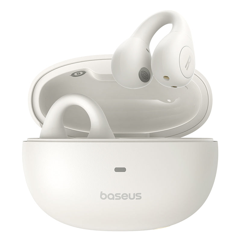 Baseus Air Go Open-Ear TWS Earbuds, White Baseus Air Go Open-Ear TWS Earbuds, White