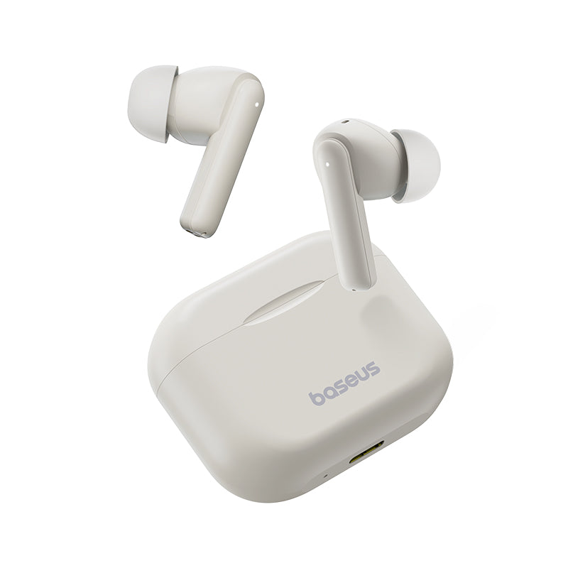 Baseus Bowie True Wireless & Bluetooth Earphones, White