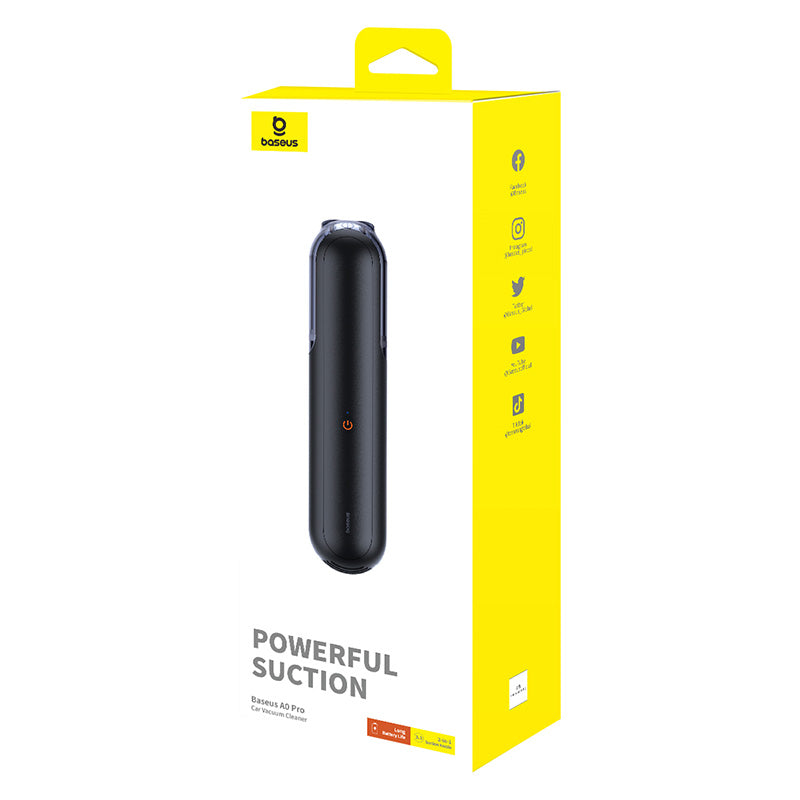 Baseus A0 Pro Car Vacuum Cleaner, Black Baseus A0 Pro Car Vacuum Cleaner, Black