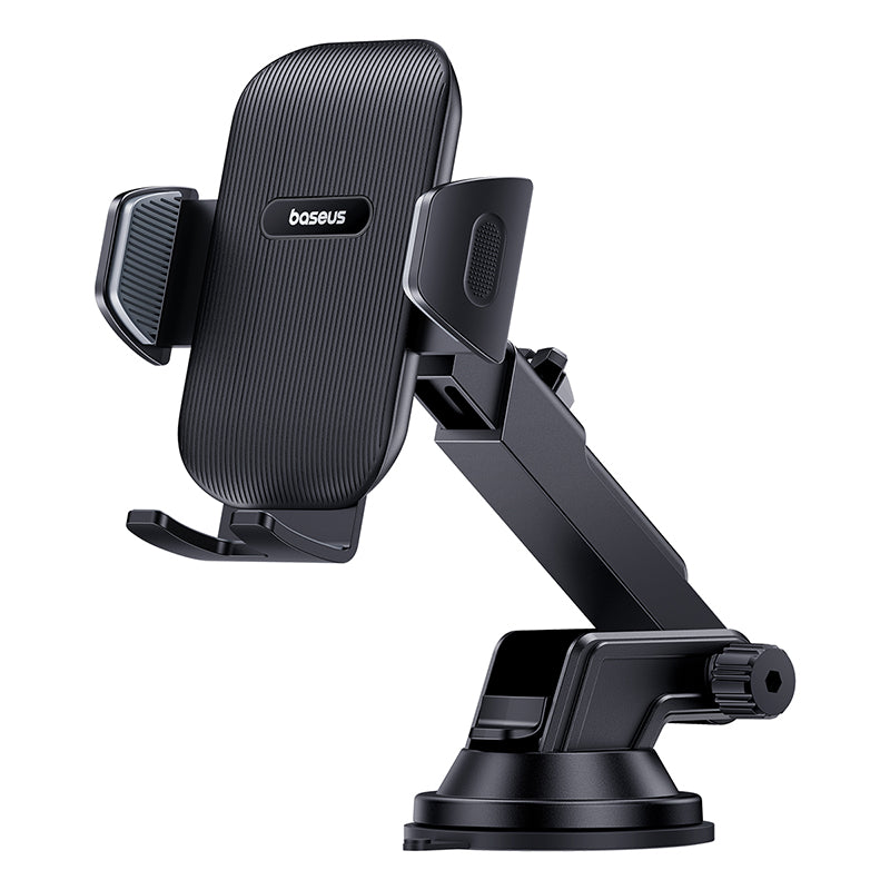 Baseus Ultra Control Go Series Clamp-Type Phone Holder, Black Baseus Ultra Control Go Series Clamp-Type Phone Holder, Black