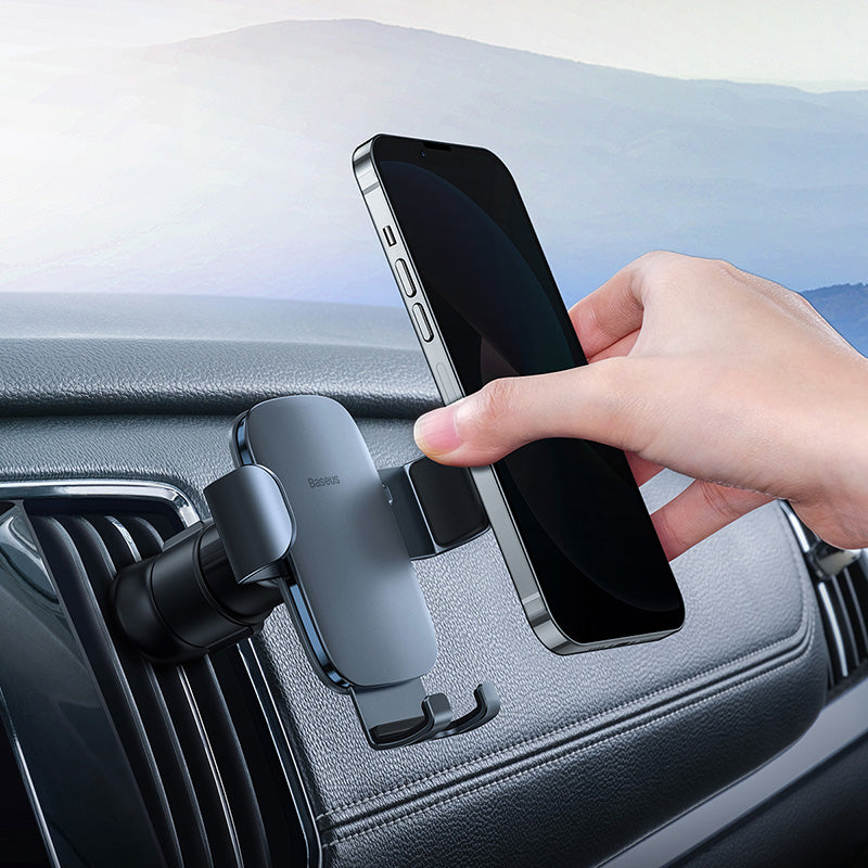 Baseus Metal Age Gravity Car Mount, Grey Baseus Metal Age Gravity Car Mount, Grey
