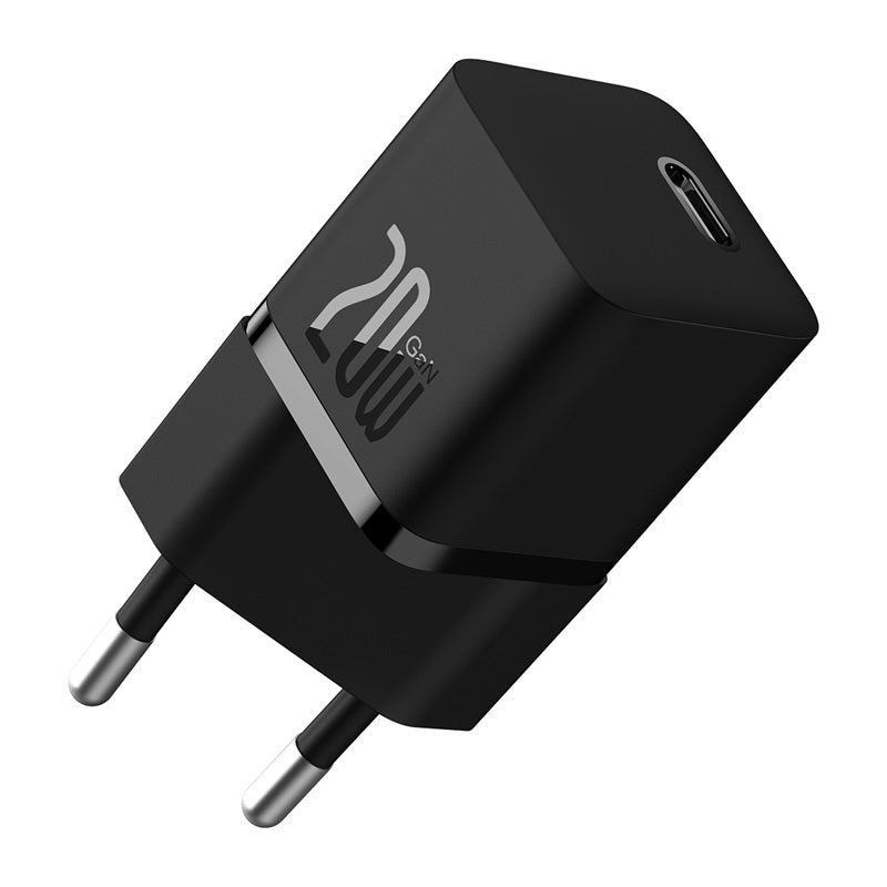 Baseus Adapter Fast Charger Mini, 20Watts, Black Baseus Adapter Fast Charger Mini, 20Watts, Black