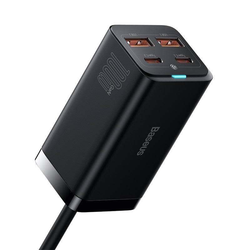 Baseus Pro Desktop Fast Charger, 100Watts, Black Baseus Pro Desktop Fast Charger, 100Watts, Black