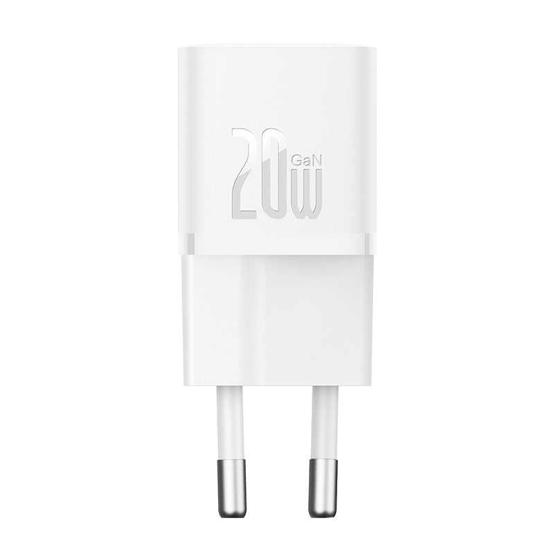 Baseus Wall Fast Charger Mini, 20Watts, Moon White Baseus Wall Fast Charger Mini, 20Watts, Moon White